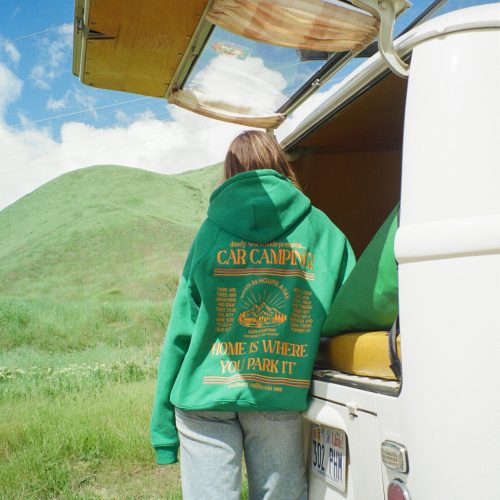 "Car Camping" Oversized Lux Hoodie